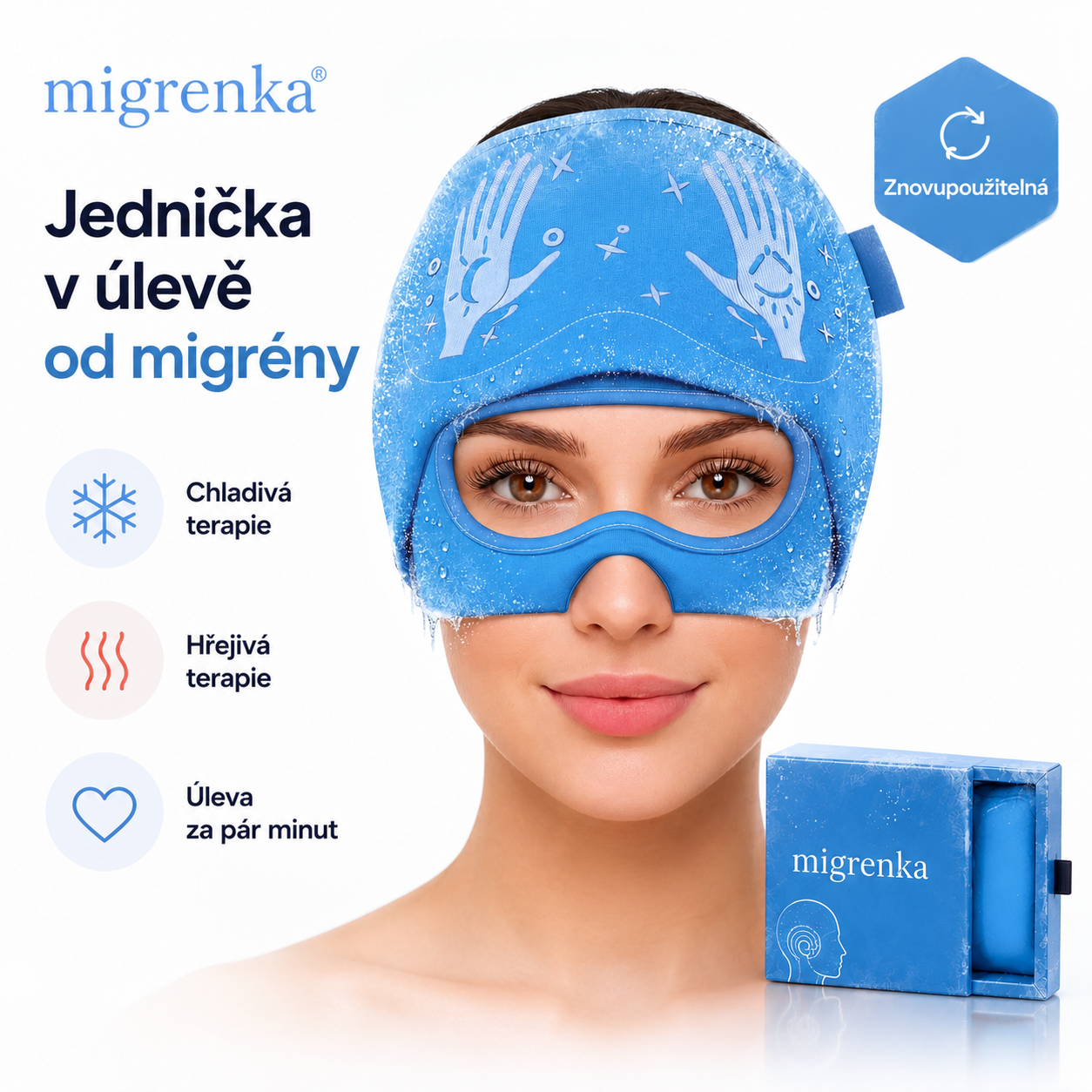 Migrenka: Maska proti migréně