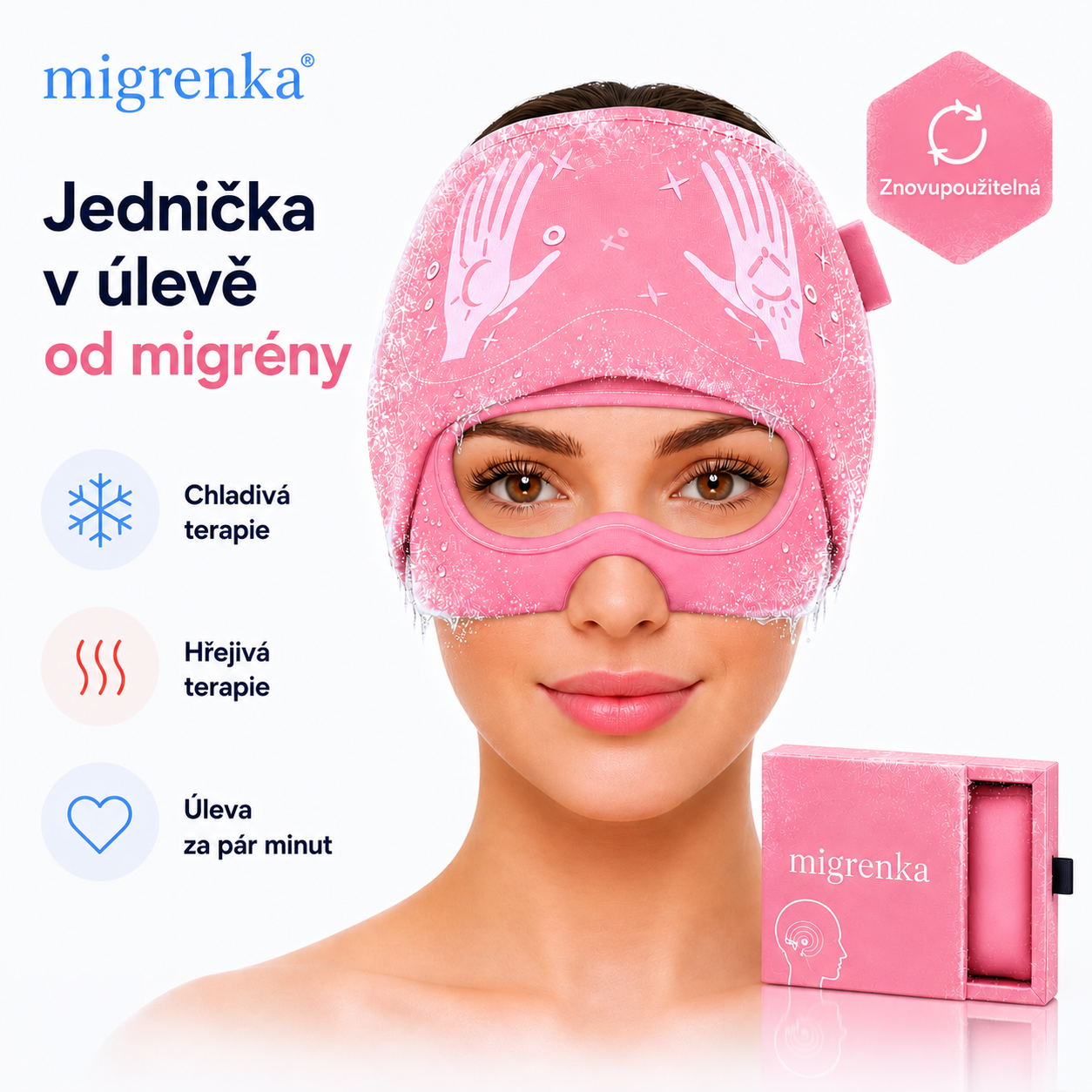 Migrenka: Maska proti migréně